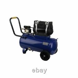 Goodyear. 8 Gallon Quiet. Oil-Free Horizontal Air Compressor. Portable with Hand