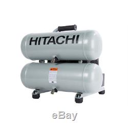 Hitachi Portable 4 Gallon Twin Stack Air Compressor EC99S New