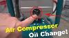 How To Change Your Air Compressor Oil