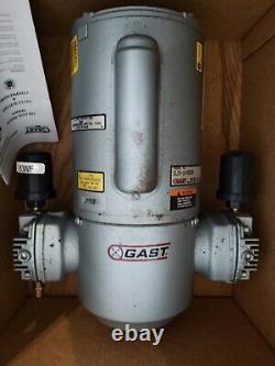 IDEX GAST Oil-less Piston Air Compressor 5LCA-10-M550X Manual Mounted