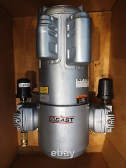 IDEX GAST Oil-less Piston Air Compressor 6LCF-10-M616X Manual Mounted