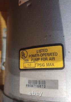 IDEX GAST Oil-less Piston Air Compressor 6LCF-10-M616X Manual Mounted