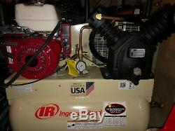 INGERSOLL RAND 2475F13GH 175PSI, 13 HP Horizontal Air Compressor with Alternator