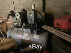 INGERSOLL RAND T30 Air Compressor 230/460 Volts 120 GAL 10HP 3 Phase