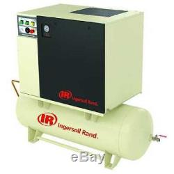 INGERSOLL RAND UP6-15C-125/120-230-3 Rotary Screw Air Compressor, 15 HP, 55 cfm