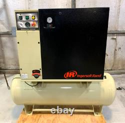 INGERSOLL RAND UP6-CTAS-15OWithD 15HP TANK MOUNTED ROTARY SCREW WITH AIR DRYER