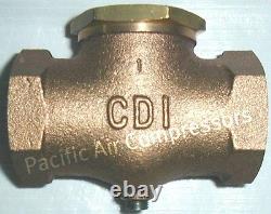 In Line Air Compressor Check Valve Horizontal Cb Series Parts 2'', Cb20