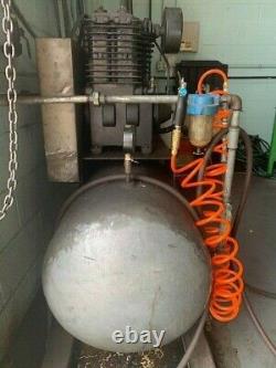 Industrial Air 80 gallon Air Compressor, Horizontal, with Kaeser Dryer
