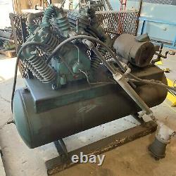 Industrial Electric Air Compressor 10 HP 3-phase 120 Gal Horizontal
