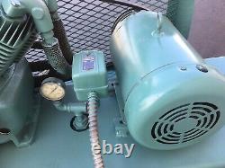 Industrial Electric Air Compressor 10 HP 3-phase 220/440v/ 120 Gal Horizontal