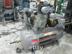 Ingersoll Rand 15T Two Stage Pump 15Hp 230/460V 72 CFM Horizontal Air Compressor