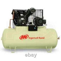 Ingersoll Rand 2545E10V-230 10-HP 120-Gallon Horizontal Two-Stage Air Compressor