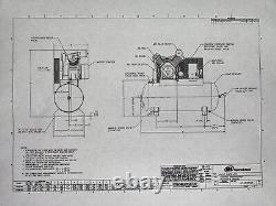 Ingersoll Rand 2545E10V-230 10-HP 120-Gallon Horizontal Two-Stage Air Compressor