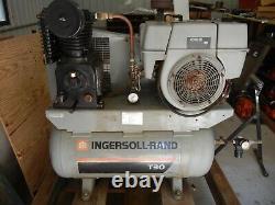 Ingersoll Rand Air Compressor 10HP T30, Model 242, Gas Driven, Electric Ignition