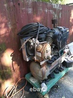 Ingersoll Rand Air Compressor Kohler 12.5hp gas engine 30 gallon. Pick up Tools