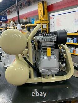 Ingersoll Rand Twin-Stack Portable Electric Air Compressor 2 HP 4-Gallon, 4.3