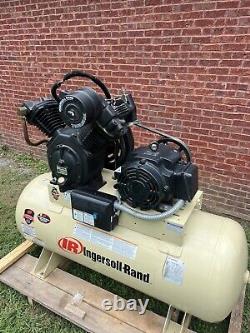 Ingersoll Rand Two-Stage Air Compressor 15 HP, 120 Gallon Tank, 230V 3-Phase