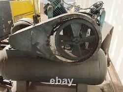 Ingersoll Rand Type 30 Air Compressor with GE 7.5 HP Triclad Induction Motor