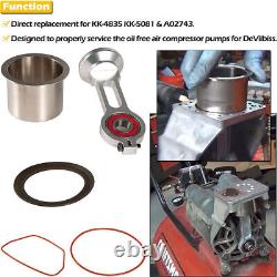 KK-4835 Compressor Piston Connecting Rod Replacement Kit Fit for Sears Craftsman