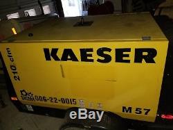 Kaeser M57 Air Compressor 210CFM Runs Great Professionally Maintained 950 Hrs