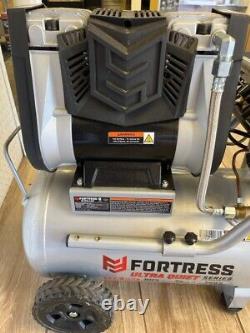 LOCALFortress 10 Gallon 175 PSI Ultra Quiet Oil-Free Horizontal Air Compressor