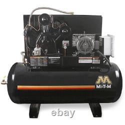 MI-T-M ADS-23310-120HM M Series Horizontal Air Compressor, 10 H