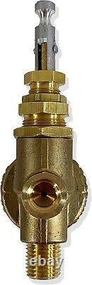 Manual Piloted Unloader Valve for Gas Engines 150 PSI Max, 10.8 Oz Weight