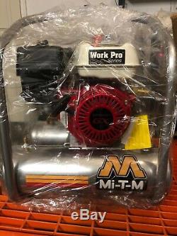 Mi-T-M AM1-HH04-05WP 5 Gal Single Stage Gasoline Air Compressor Honda Engine