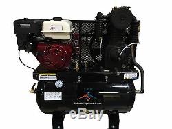 Motor 18 Caballos Compresor de Gas de 30 Galones Montable a Camión de Servicio