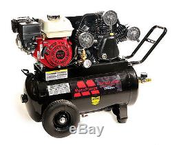 NEW! 6.5 HP Honda Engine, Portable Air Compressor, 20 gallon tank, Single Outlet