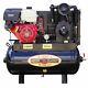 NEW Gas Air Compressor Truck Mount Industrial / Commercial 16HP Electric Start