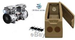 NEW Lake & Pond Aeration Pump with fan guards & Mounts + Cabinet 3.3cfm 70+PSI