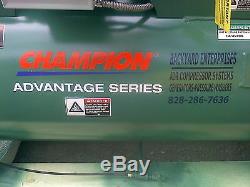 New 5hp Champion Advantage Series air compressor