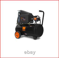 New WEN 2287 6-Gallon Oil-Lubricated Portable Horizontal Air Compressor