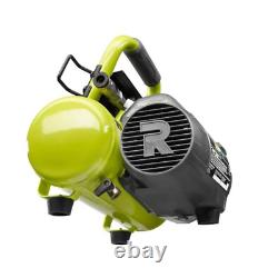 Portable Air Compressor 18V Cordless 1 Gal 120 PSI Lightweight Tires (Tool-Only)