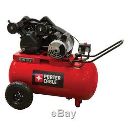 Porter Cable PXCMPC1682066 20 Gallon Horizontal Oil Lubed Air Compressor
