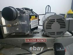 Powerex duplex 2 x 5hp oilless scroll air compressor 120gal 10hp 30CFM