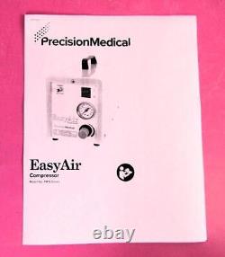 Precision Medical EasyAir PM15 Respiratory Air Compressor with Regulator 1-15 LPM