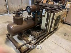 QUINCY Screw Air Compressor 60HP Mod. #QMA60KACA21B 230/460V 3PH Low Hrs