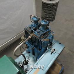 Quincy 325 5Hp Horizontal Reciprocating Air Compressor 80 Gal 208-230V 1Ph