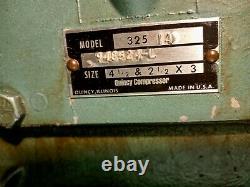 Quincy 325 Air Compressor, 80Gal, 325 ROC 14, 5HP, 240V, 1Phase (circa 1976)