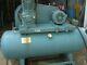Quincy / Binks 80 gallon horizontal tank air compressor
