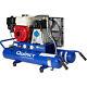 Quincy Gas-Powered Wheelbarrow Portable Air Compressor, 5.5 HP Honda, Two