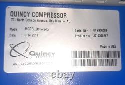 Quincy QSI 245i Air Compressor 50 Horsepower with sound damping cabinet