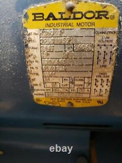 Quincy air compressor 25hp 120 gallon tank 480V pick up only