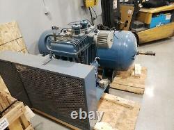 Quincy air compressor 25hp 120 gallon tank 480V pick up only
