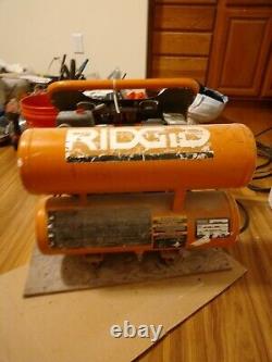 RIDGID 4.5Gal Air Compressor Portable Industrial Used LOCAL PICKUP ONLY @MA02171