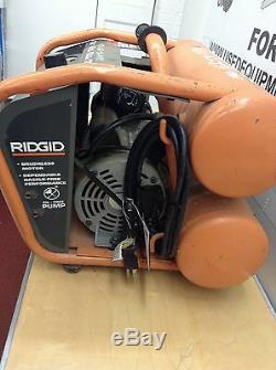 RIDGID OF45175A 4.5 Gal Air Compressor Electric Small Portable Industrial Used