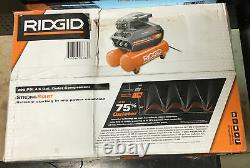 RIDGID OF45200SS Electric Quiet Compressor 200 psi 4.5 Gal. Orange