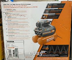 RIDGID (OF45200SS) Electric Quiet Compressor 200 psi 4.5 Gal. Orange. NEW